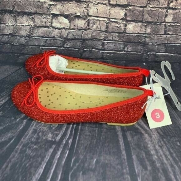 Ballet Other - Cat & Jack Size 3 Genice Slip-On Ballet Flats  Red